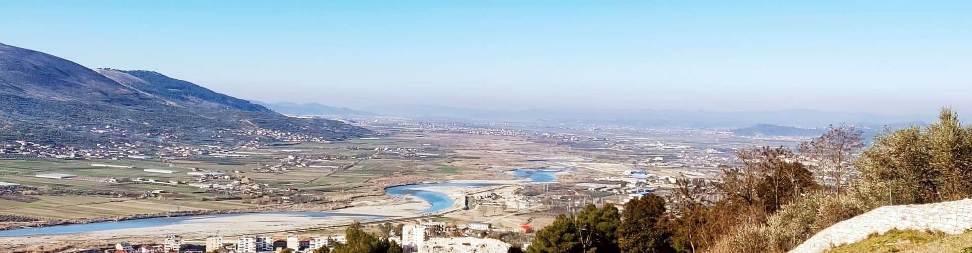 Vista del valle. Berat