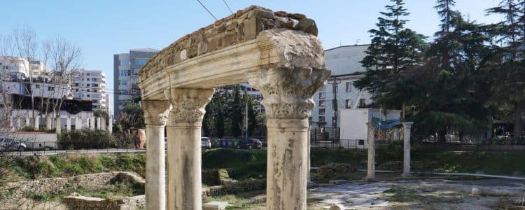 Restos del foro de Durres