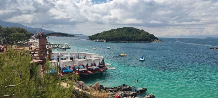 Foto aérea de ksamil