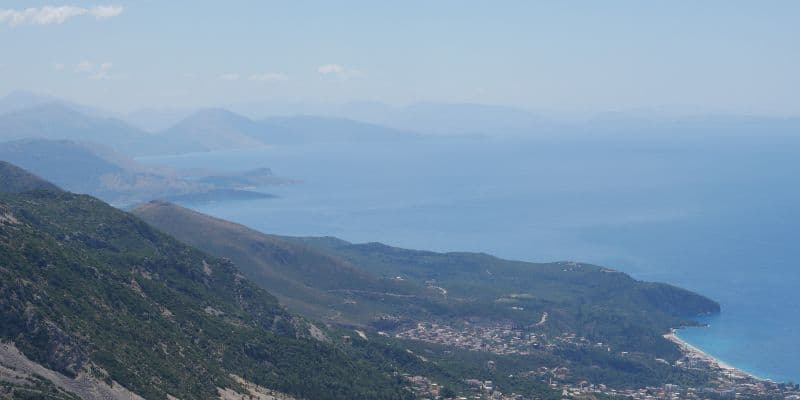 Vistas desde el mirador del Llogara