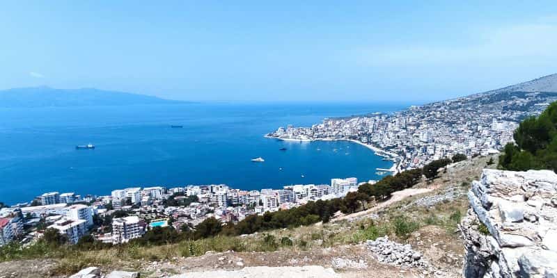 Vista aérea de Saranda