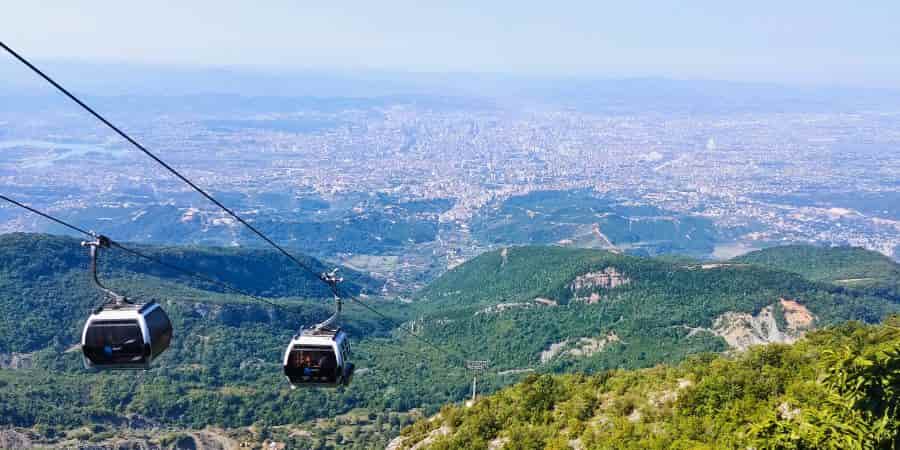 Vista de Tirana desde Dajti