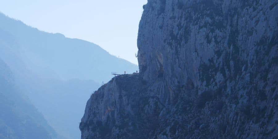 Balcón del lago Bovilla