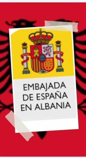La embajada de España en Albania